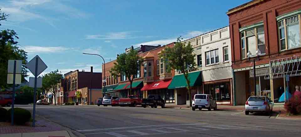 Downtown Belvidere where the Street Stroll will occur this weekend