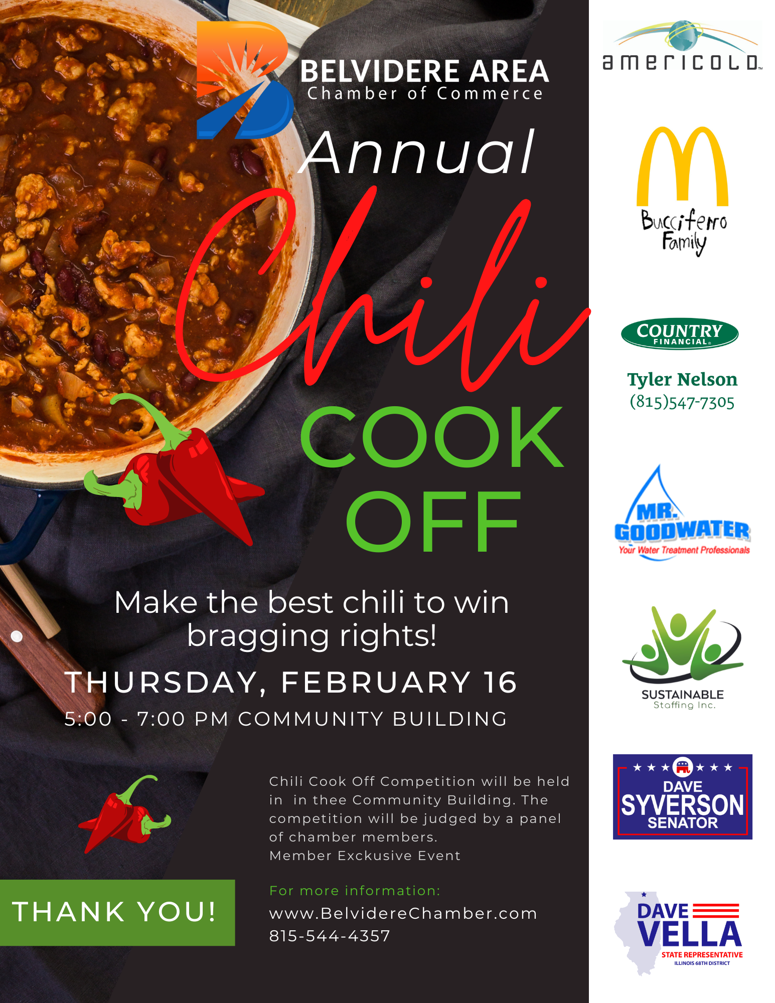 2023 Annual Chamber Chili Cookoff